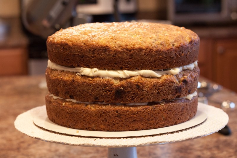 Unfrosted Hummingbird Cake