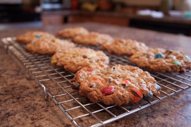 Monster Cookies Cooling